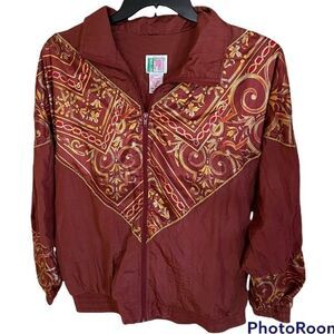 Vintage Nylon Sports Jacket, Size Medium